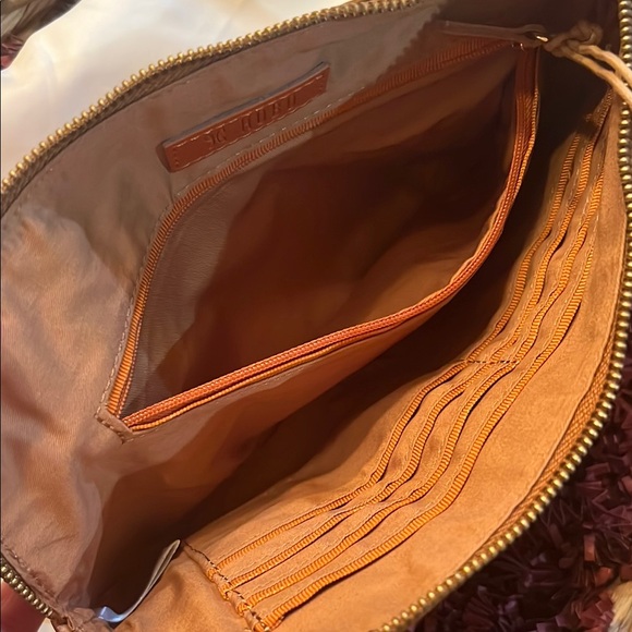 HOBO Brown Leather Wristlet with Gold Accents - Picture 7 of 7